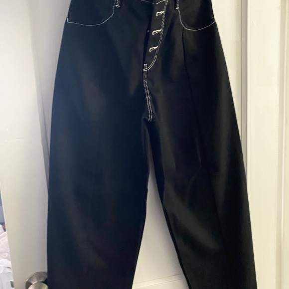 Top shop wide button black jeans - Picture 9 of 11
